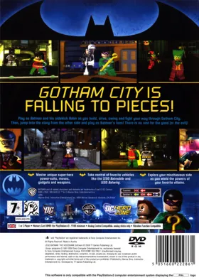 LEGO Batman - The Videogame (Japan) box cover back